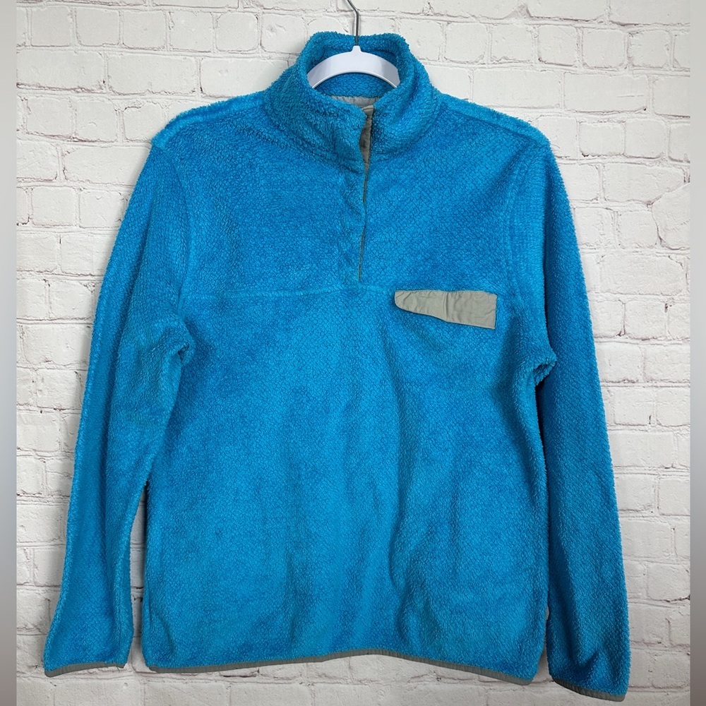 Jachs Fleece Jumper Snap-T pullover jacket‎ shirt, sz S